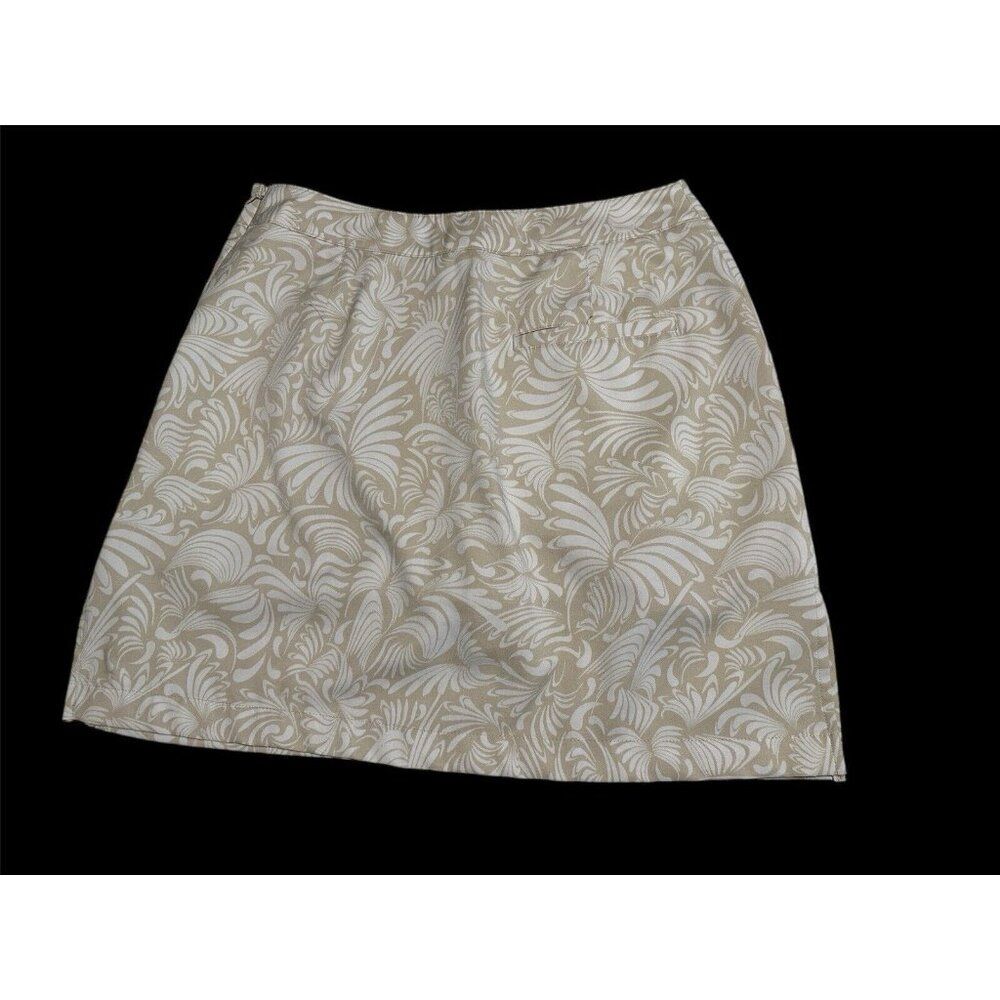 Coral Bay Ladies Sz 6 Tennis Golf Pickleball skort Stretch Side Zip Floral